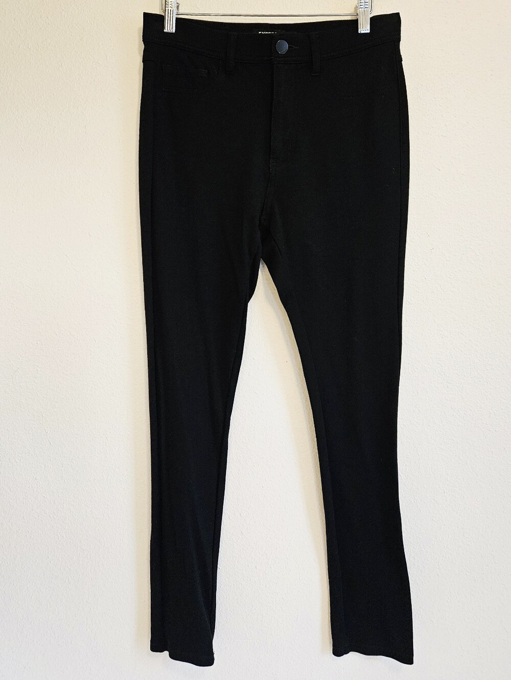 Express Black Skinny Ponte Knit Stretch Pants